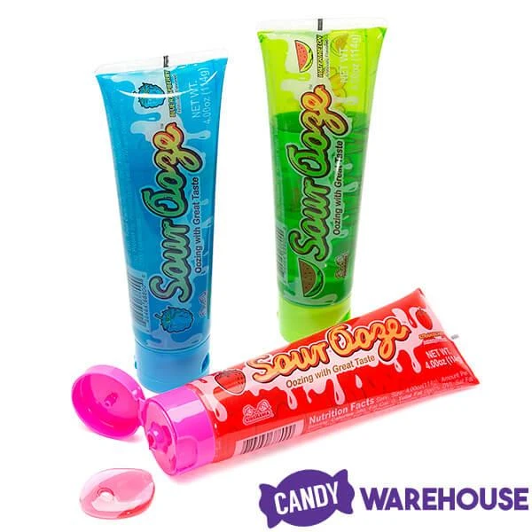Sour Ooze Tube Liquid Candy Dispensers: 12-Piece Box 3 Sour Ooze Tube Liquid Candy Dispensers: 12-Piece Box - Image 3