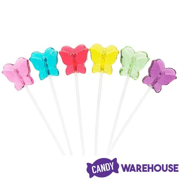 Sparkle Candy Butterfly Lollipops: 100-Piece Bag 4 Sparkle Candy Butterfly Lollipops: 100-Piece Bag - Image 4