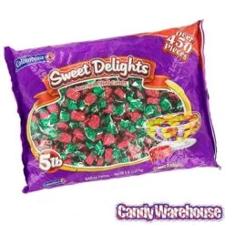 Strawberry Bon Bons Candy: 5LB Bag -Candy Shop strawberry bon bons candy 5lb bag candy warehouse 3