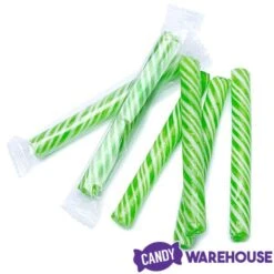 Sweet Spindles Mini Hard Candy Sticks - Lime: 50-Piece Jar -Candy Shop sweet spindles mini hard candy sticks lime 50 piece jar candy warehouse 3