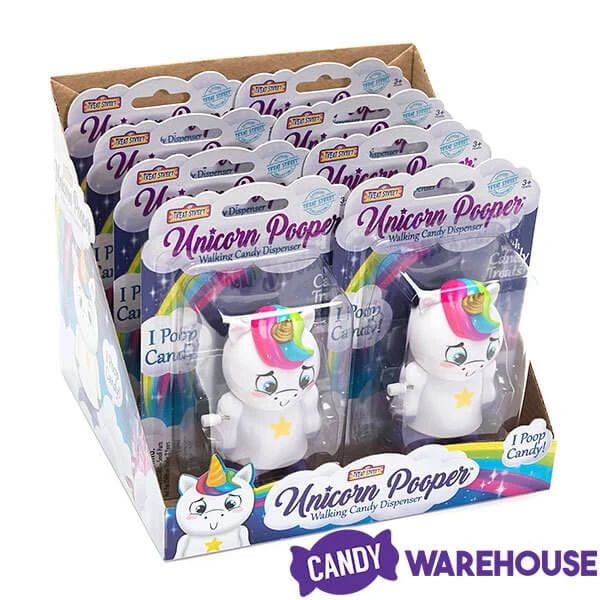 Treat Street Wind-up Unicorn Candy Poopers: 8-Piece Set 2 Treat Street Wind-up Unicorn Candy Poopers: 8-Piece Set - Image 2