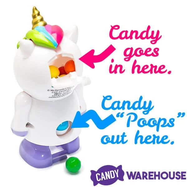 Treat Street Wind-up Unicorn Candy Poopers: 8-Piece Set 4 Treat Street Wind-up Unicorn Candy Poopers: 8-Piece Set - Image 4