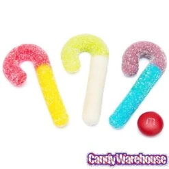 Trolli Sour Brite Mini Canes Jelly Candy Canes: 9-Ounce Bag -Candy Shop trolli sour brite mini canes jelly candy canes 9 ounce bag candy warehouse 4