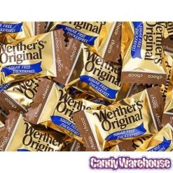 Werther's Original Sugar Free Caramel Chocolate Hard Candy: 1.75LB Box -Candy Shop werther s original sugar free caramel chocolate hard candy 1 75lb box candy warehouse 3