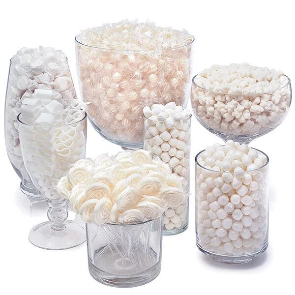 White Candy Bar Table Assortment 1 White Candy Bar Table Assortment